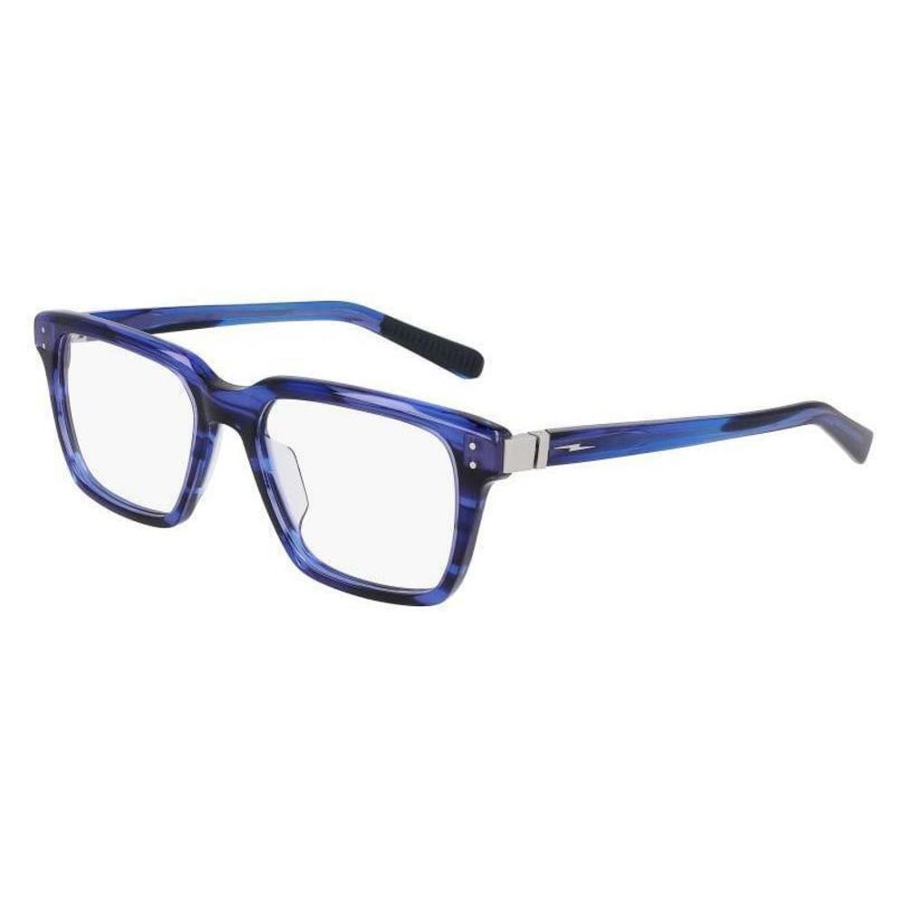 New SHINOLA by Flexon SH-15000 460 Crystal Navy Horn Eyeglasses 54/18/145